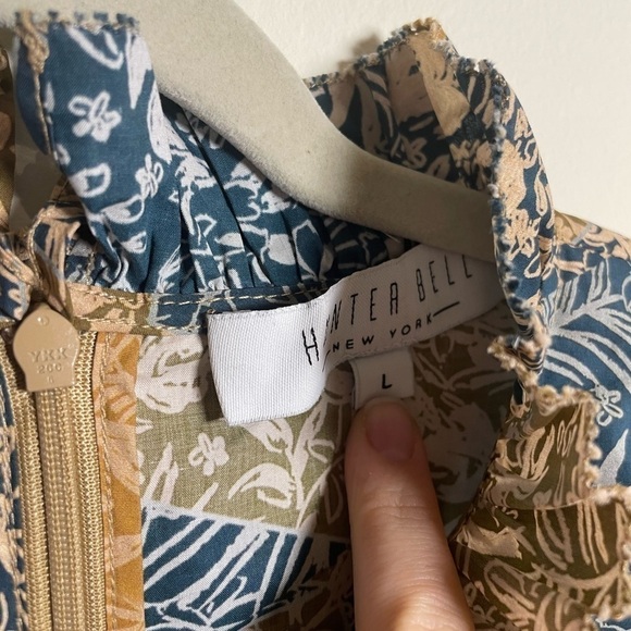 HUNTER BELL NWOT Willa Top in Prairie Patchwork size large - Picture 9 of 12